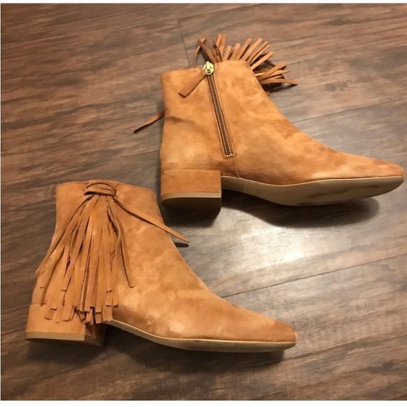 Free People Spring In Paris Fringe Ankle Boots - Picture 3 of 4